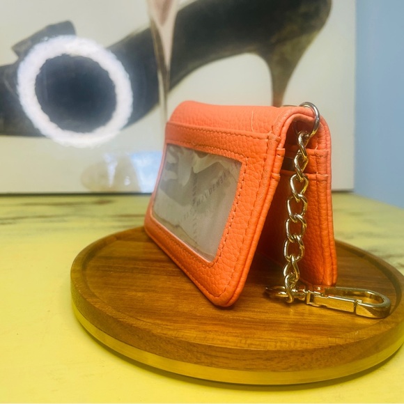 Orange Cardholder Keychain Wallet - Picture 1 of 12